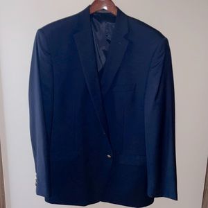 Lauren 48L Blue Blazer Sports coat 100% wool